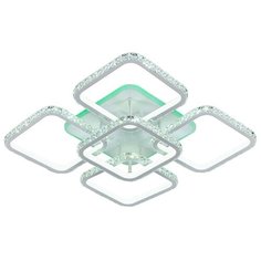 Светодиодная люстра 8010/4+1 WHT 320W+8W RGB Profit Light