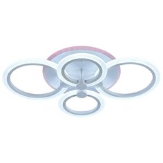 Светодиодная люстра 8076/4 WHT 72W+7W RGB Profit Light