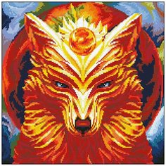 Алмазная мозаика Алмазная Фея 0166. Марсианский волк