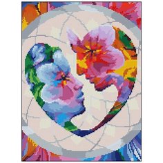 Алмазная мозаика Алмазная Фея 0105. Он и Она