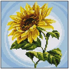 Алмазная мозаика Алмазная Фея 0179. Подсолнух