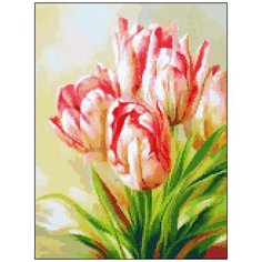Алмазная мозаика Алмазная Фея A-0417. Акварельные тюльпаны