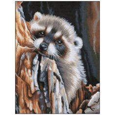 Алмазная мозаика Алмазная Фея A-0343. Кто тут спрятался?