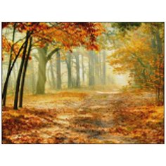 Алмазная мозаика Алмазная Фея A-0327. Сквозь осеннюю листву