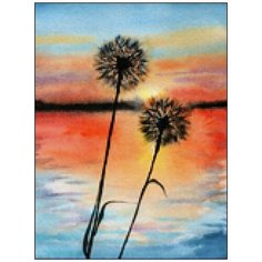 Алмазная мозаика Алмазная Фея A-0385. Одуванчики