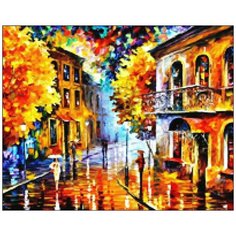 Алмазная мозаика Алмазная Фея A-0188. Яркие краски города