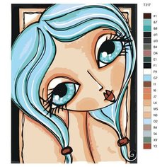 Картина по номерам на хлопковом холсте «Кукла Лиса» 40х50 см (T317) Brushes Paints