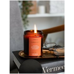 Bourbon Vanilla / Бурбон Ваниль - Ароматическая свеча из соевого воска с хлопковым фитилем 180 мл, свеча ароматическая, аромасвечи и свечи CANDLE ME