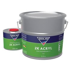 Грунт наполнительный 5+1 Solid 2K Acryl серый 2500+500 мл
