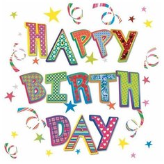 Салфетки "Daisy. Happy Birthday", 33x33 см, 3 слоя, 20 штук Pol Mak