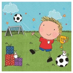 Салфетки "Daisy. Мальчуган и мяч", 33x33 см, 3 слоя, 20 штук Pol Mak