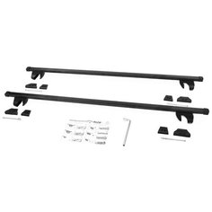 комплект дуг и опор AMOS Alfa на рейлинги для Toyota Venza (2009-н.в.), 1.4м, прямоугольные черный Амос