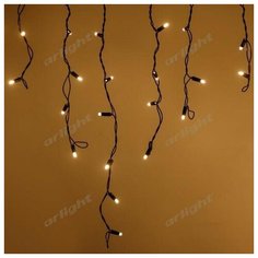 Светодиодная гирлянда ARD-EDGE-PRO-4000x600-BLACK-128LED-STD WARM (230V, 8W) (Ardecoled, IP65) 026025 (Arlight)