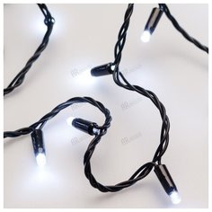 Светодиодная гирлянда ARD-STRING-CLASSIC-10000-BLACK-100LED-STD WHITE (230V, 7W) (Ardecoled, IP65) 025796 (Arlight)