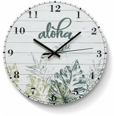 Настенные часы "Aloha" 31 3D Decor