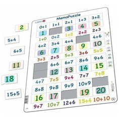 Мемопазл Larsen «Числа 0-20», 40 эл.