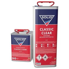Лак SOLID Classic Clear 5000 мл 2500 мл