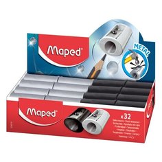 Точилка металлическая 1отв, Maped Satellite современный дизайн 534019