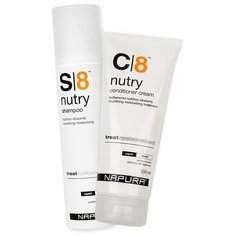 NAPURA Набор NUTRY шампунь S8 +маска-кондиционер C8, увлажнение и питание сухих волос