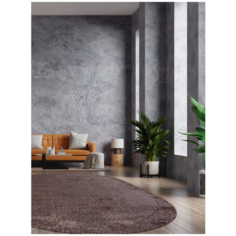 Ковер на пол BUTTERFLY 0000A овальный с. коричневый 2х3 Sofia Rugs