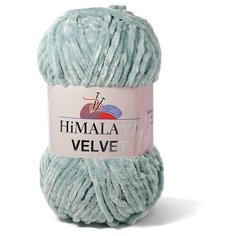 Пряжа Himalaya Velvet (Вельвет) 90047 свтлая мята 100% полиэстер 100г 120м 5шт
