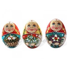 Шкатулка Яйцо матовое7 см Wood Fun