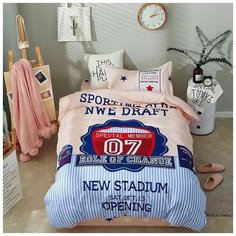 Детский комплект постельного белья Alanna Ald-009, Сатин, 1,5-спальный, наволочка 50х70