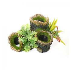 Декорация для аквариума ROSEWOOD "Зелёный пенёк", 19x15x12см (Великобритания)