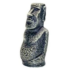 Декорация для аквариума. Моаи малый 50/120мм. Керамика.