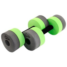 Аквагантель AquaFitness Larsen YP-27C (2шт) сильной сопротивляемости графит/лайм