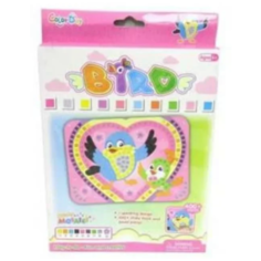 Мозаика "Птички" более 400 деталей, 17x2x25 см арт 82104 Junfa Toys