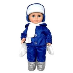 Дидактическая кукла-мальчик в одежде с застежками и шнуровкой Весна