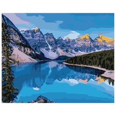 Картины по номерам "Горная река", 40x50 см, MG2134 Цветной