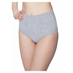 Б-062 Пояс-трусы бесшовный для женщин "ФЭСТ" размер (65-90) серый меланж/серый