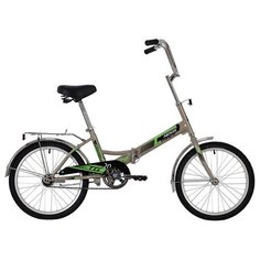 Велосипед NOVATRACK 20" складной, TG30, серый, тормоз нож, ALобода, сид.и руль комфорт 20FTG301.GR20