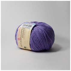 Пряжа Пехорка Детский каприз теплый 1131 сиреневый бархат 50% мериносовая шерсть, 50% фибра 50г 125м 5шт