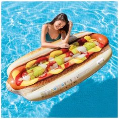 58771 INTEX Надувной плотик "Хот Дог" 180х89 см