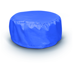 Голубой мягкий пуф подушка под ноги PiFF PuFF, Оксфорд