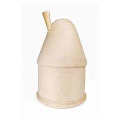 Шкатулка дом неокрашенная Wood Fun