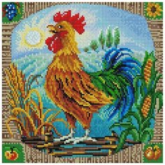 Алмазная мозаика Белоснежка 287-ST-S Петушок