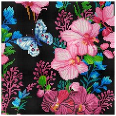 Алмазная мозаика на подрамнике ТМ Белоснежка "Розовые орхидеи"