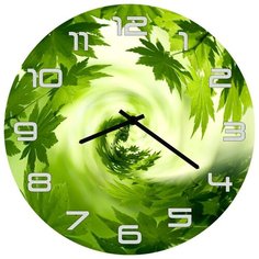 SvS Настенные часы SvS 4001798 Лиственная абстракция СВС