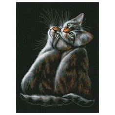 Двойняшки Мозаика на подрамнике 30х40 Белоснежка