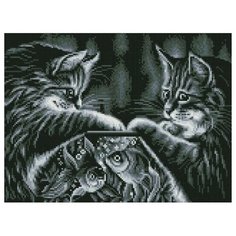 Самая большая моя Мозаика на подрамнике 30х40 Белоснежка