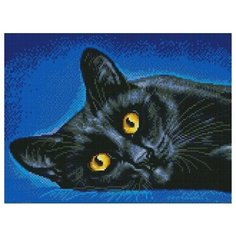 На голубом Мозаика на подрамнике 30х40 Белоснежка