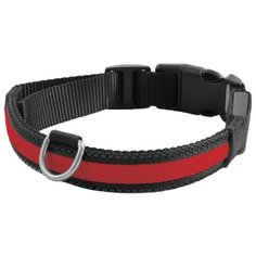 Ошейник Triol Night City L 11271009/11271013, обхват шеи 41-51 см красный