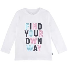 Лонгслив Bossa Nova, размер 116, белый