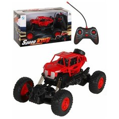 Радиоуправляемая машина полицейский краулер, машинка на пульте управления , игрушка для детей , игрушка для мальчиков , движение вперед и назад , повороты в стороны , преодаление припятствий , пружинная амортизация от столкновений , масштаб 1:18, р/у  Компания Друзей