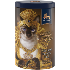 Чай Richard "Royal Cats. Siamese", классический черный чай в пирамидках, 20 пирамидок