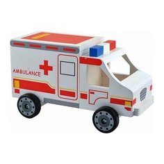 (МДИ) Машинка скорая помощь (Д304) Мир деревянных игрушек